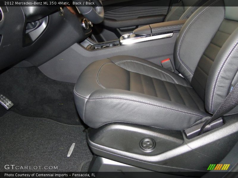 Black / Black 2012 Mercedes-Benz ML 350 4Matic