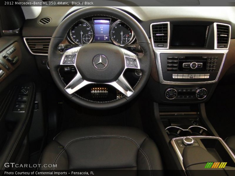 Black / Black 2012 Mercedes-Benz ML 350 4Matic