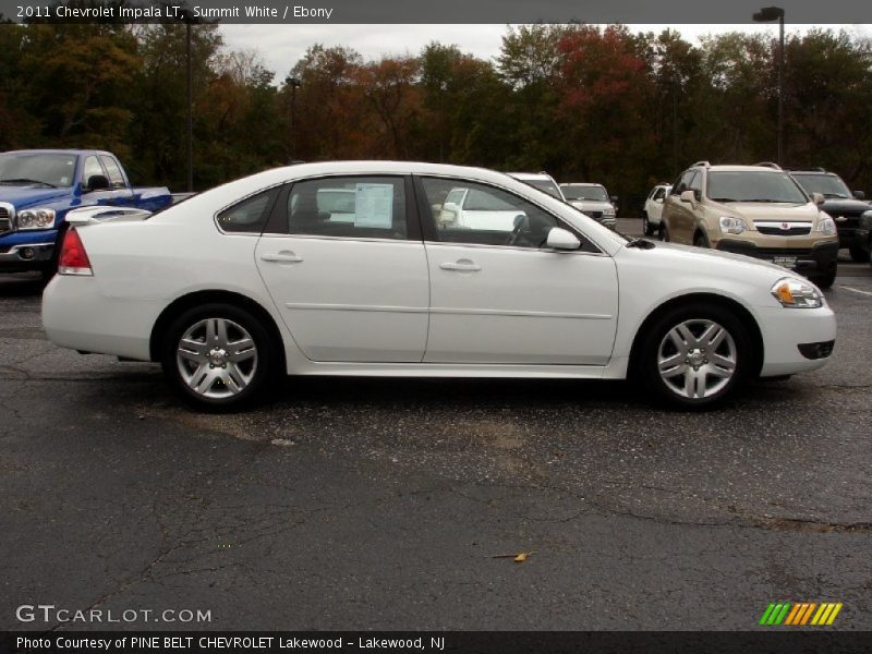Summit White / Ebony 2011 Chevrolet Impala LT
