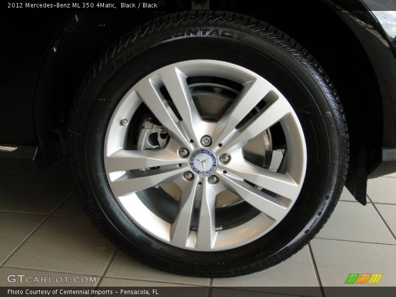 Black / Black 2012 Mercedes-Benz ML 350 4Matic
