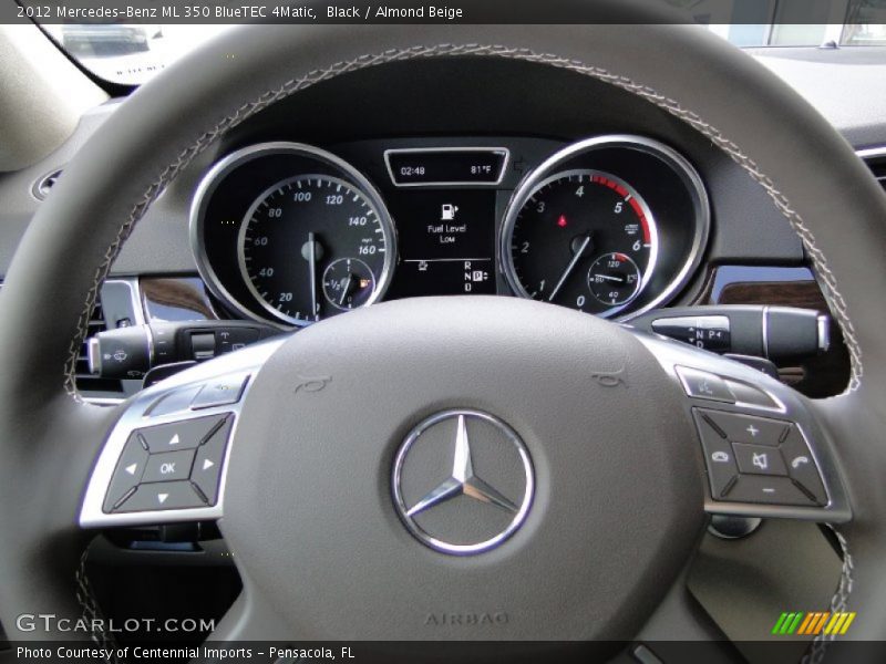  2012 ML 350 BlueTEC 4Matic Steering Wheel