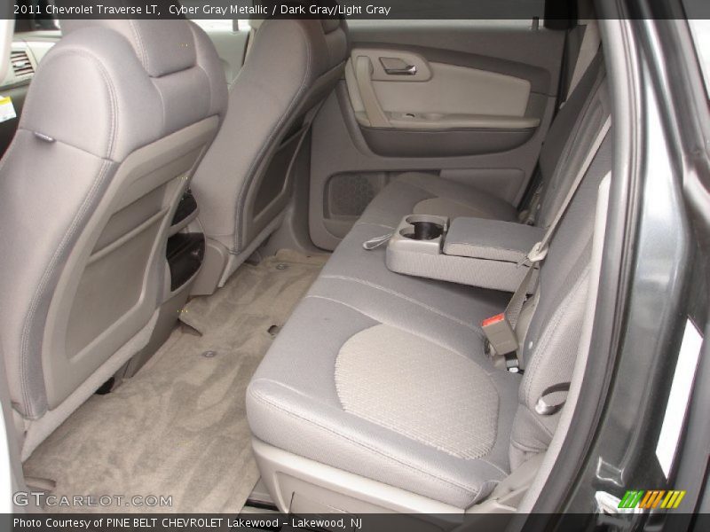 Cyber Gray Metallic / Dark Gray/Light Gray 2011 Chevrolet Traverse LT