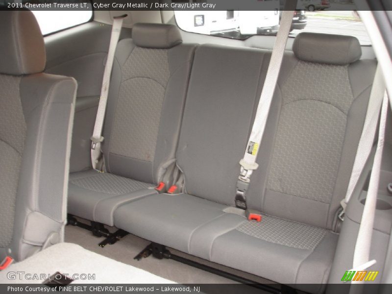 Cyber Gray Metallic / Dark Gray/Light Gray 2011 Chevrolet Traverse LT