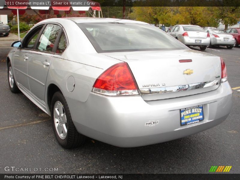 Silver Ice Metallic / Gray 2011 Chevrolet Impala LT