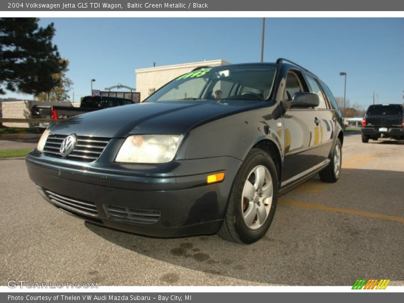 Baltic Green Metallic / Black 2004 Volkswagen Jetta GLS TDI Wagon