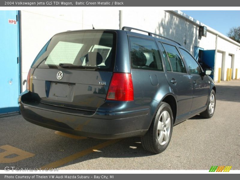 Baltic Green Metallic / Black 2004 Volkswagen Jetta GLS TDI Wagon