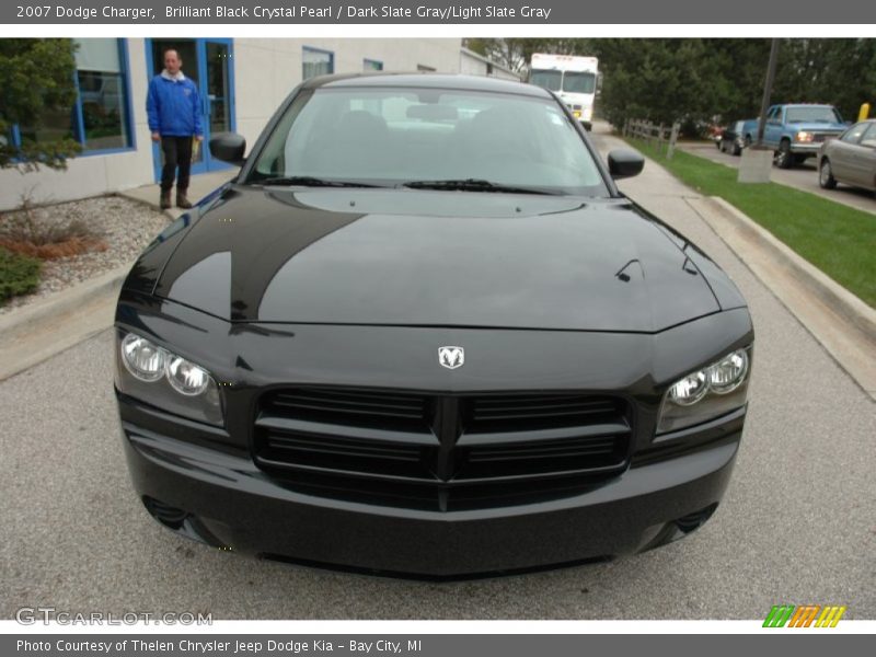 Brilliant Black Crystal Pearl / Dark Slate Gray/Light Slate Gray 2007 Dodge Charger
