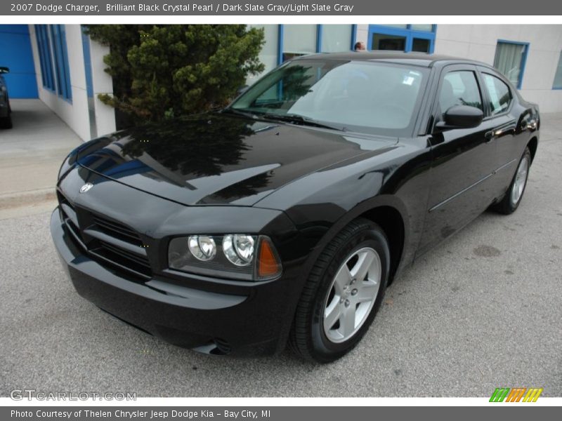 Brilliant Black Crystal Pearl / Dark Slate Gray/Light Slate Gray 2007 Dodge Charger
