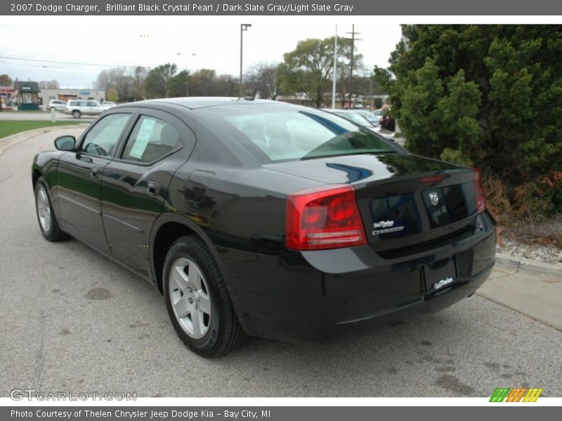 Brilliant Black Crystal Pearl / Dark Slate Gray/Light Slate Gray 2007 Dodge Charger
