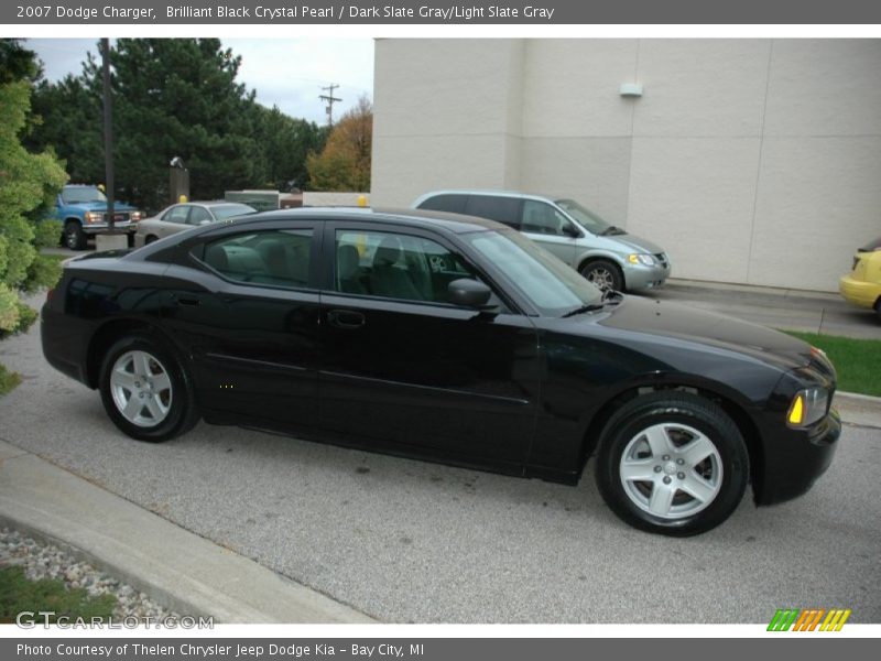 Brilliant Black Crystal Pearl / Dark Slate Gray/Light Slate Gray 2007 Dodge Charger