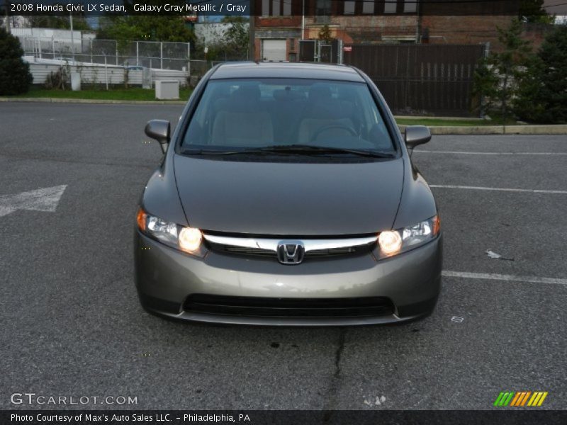 Galaxy Gray Metallic / Gray 2008 Honda Civic LX Sedan