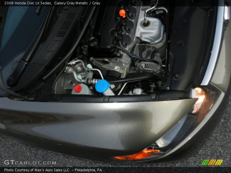 Galaxy Gray Metallic / Gray 2008 Honda Civic LX Sedan
