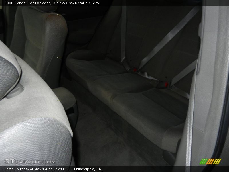 Galaxy Gray Metallic / Gray 2008 Honda Civic LX Sedan