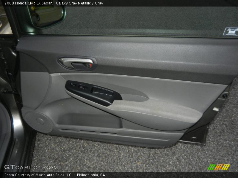 Galaxy Gray Metallic / Gray 2008 Honda Civic LX Sedan