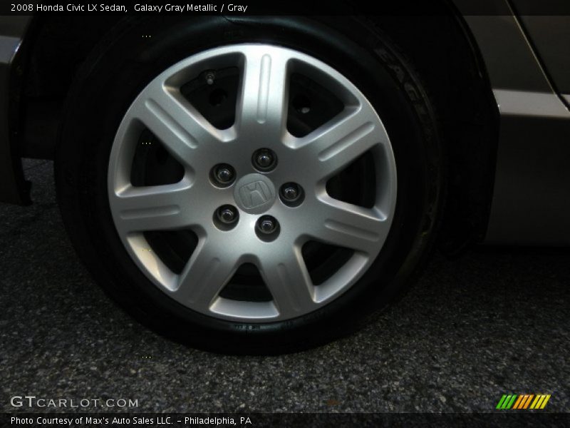 Galaxy Gray Metallic / Gray 2008 Honda Civic LX Sedan