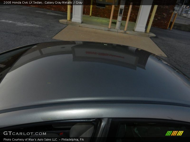 Galaxy Gray Metallic / Gray 2008 Honda Civic LX Sedan