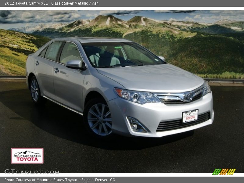 Classic Silver Metallic / Ash 2012 Toyota Camry XLE