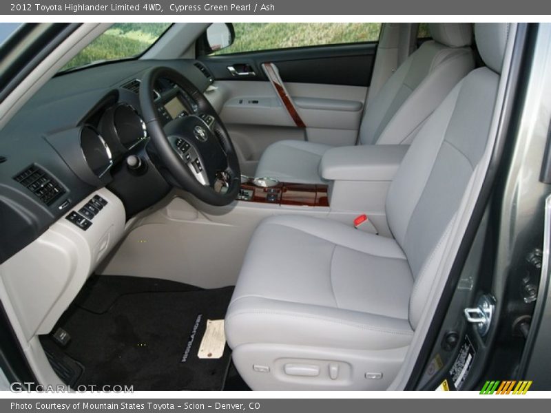  2012 Highlander Limited 4WD Ash Interior