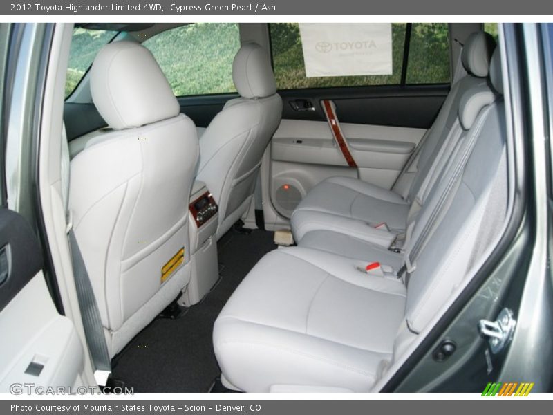  2012 Highlander Limited 4WD Ash Interior