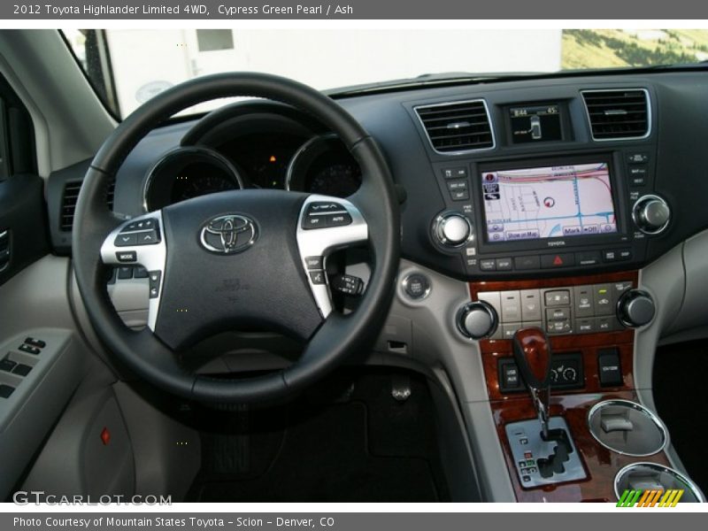 Cypress Green Pearl / Ash 2012 Toyota Highlander Limited 4WD