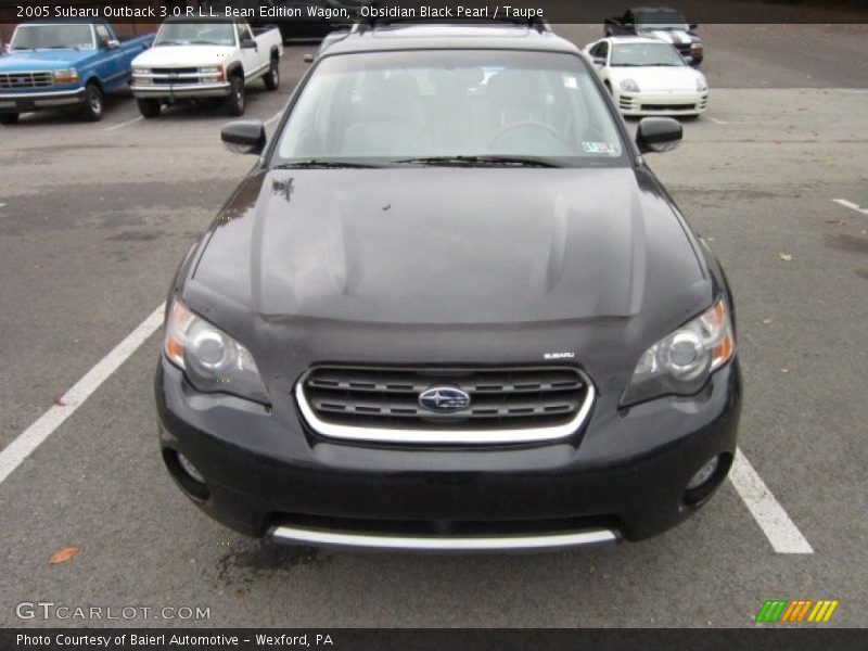 Obsidian Black Pearl / Taupe 2005 Subaru Outback 3.0 R L.L. Bean Edition Wagon
