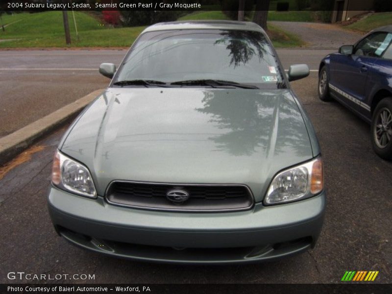 Seamist Green Pearl / Gray Moquette 2004 Subaru Legacy L Sedan