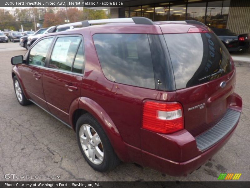 Merlot Metallic / Pebble Beige 2006 Ford Freestyle Limited AWD