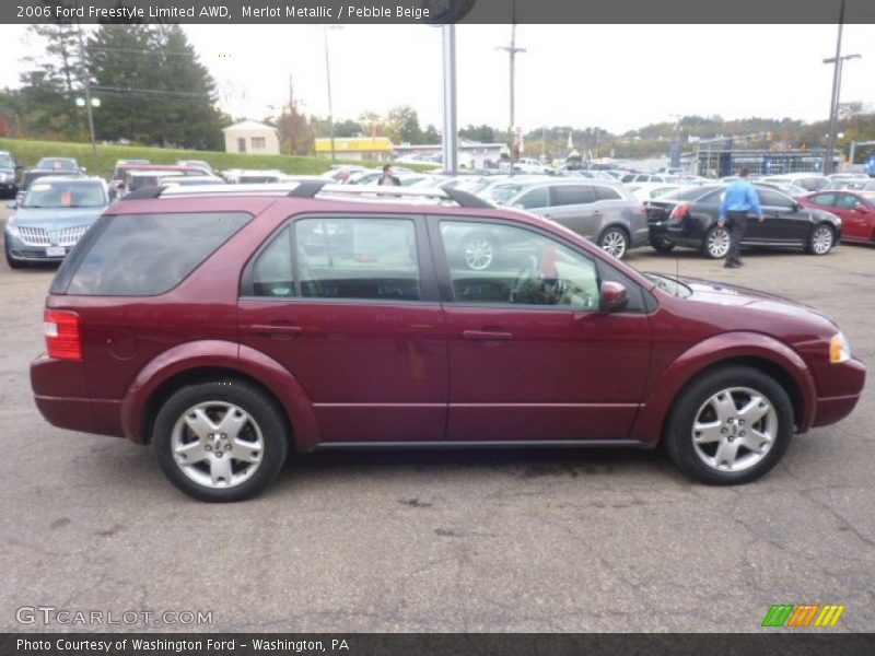 Merlot Metallic / Pebble Beige 2006 Ford Freestyle Limited AWD