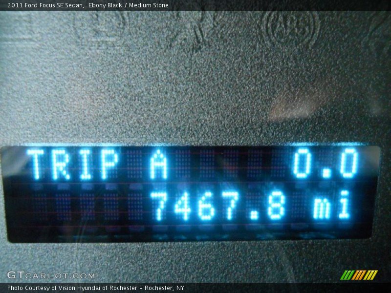 Ebony Black / Medium Stone 2011 Ford Focus SE Sedan