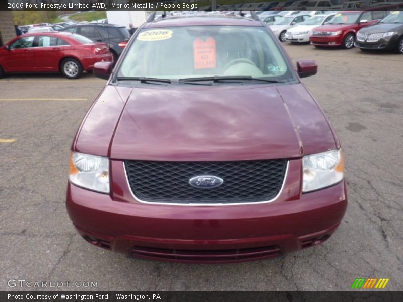 Merlot Metallic / Pebble Beige 2006 Ford Freestyle Limited AWD