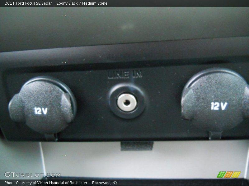 Ebony Black / Medium Stone 2011 Ford Focus SE Sedan