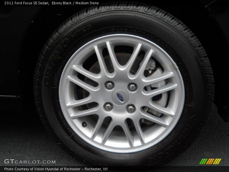 Ebony Black / Medium Stone 2011 Ford Focus SE Sedan