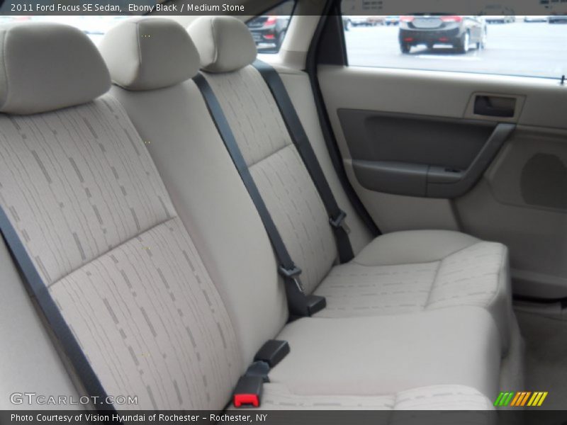 Ebony Black / Medium Stone 2011 Ford Focus SE Sedan