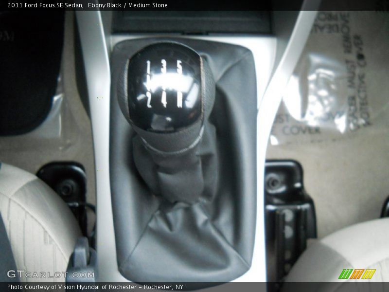 Ebony Black / Medium Stone 2011 Ford Focus SE Sedan