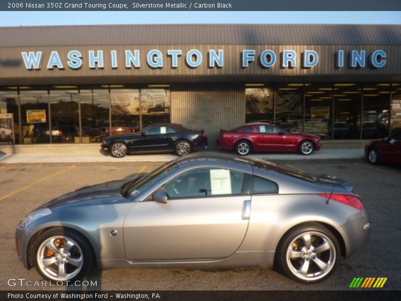 Silverstone Metallic / Carbon Black 2006 Nissan 350Z Grand Touring Coupe