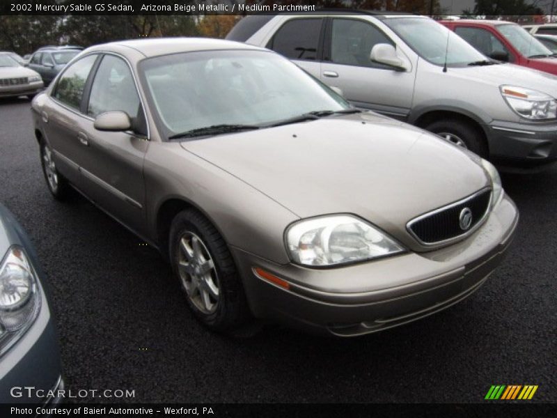 Arizona Beige Metallic / Medium Parchment 2002 Mercury Sable GS Sedan