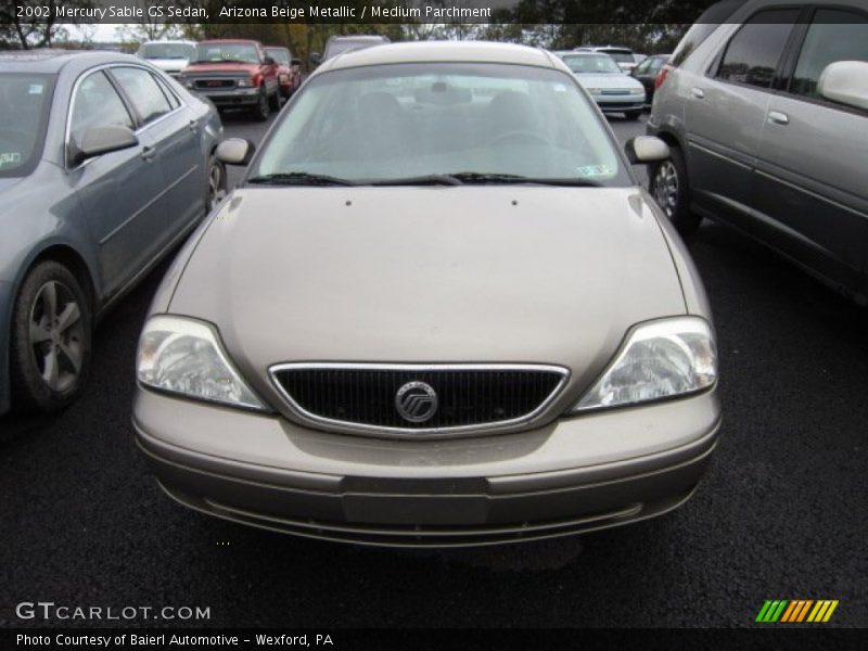 Arizona Beige Metallic / Medium Parchment 2002 Mercury Sable GS Sedan