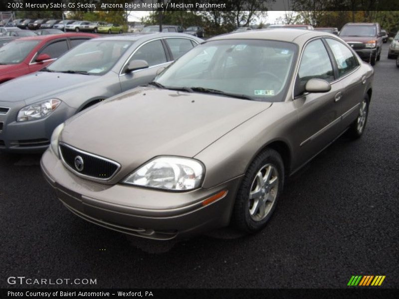 Arizona Beige Metallic / Medium Parchment 2002 Mercury Sable GS Sedan