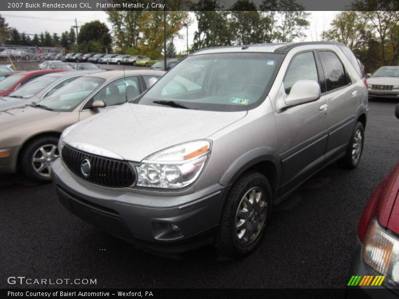 Platinum Metallic / Gray 2007 Buick Rendezvous CXL