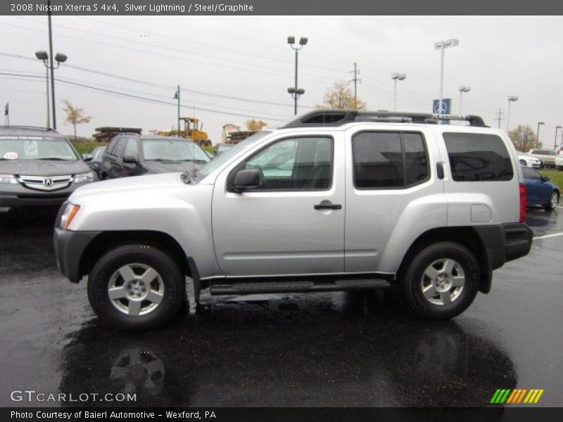 Silver Lightning / Steel/Graphite 2008 Nissan Xterra S 4x4