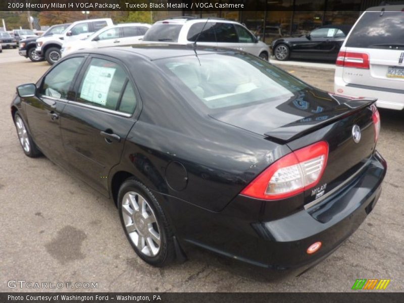 Tuxedo Black Metallic / VOGA Cashmere 2009 Mercury Milan I4 VOGA Package