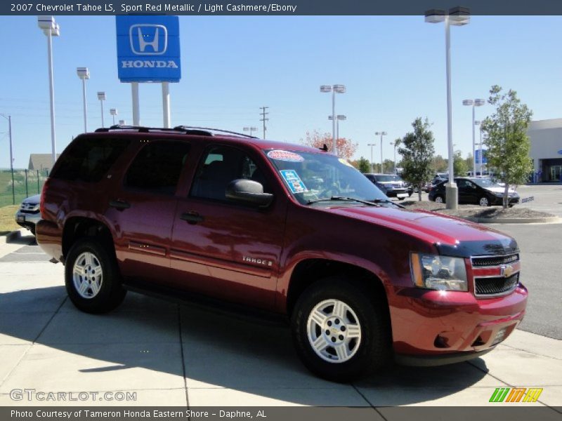 Sport Red Metallic / Light Cashmere/Ebony 2007 Chevrolet Tahoe LS