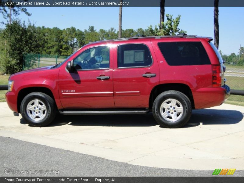Sport Red Metallic / Light Cashmere/Ebony 2007 Chevrolet Tahoe LS