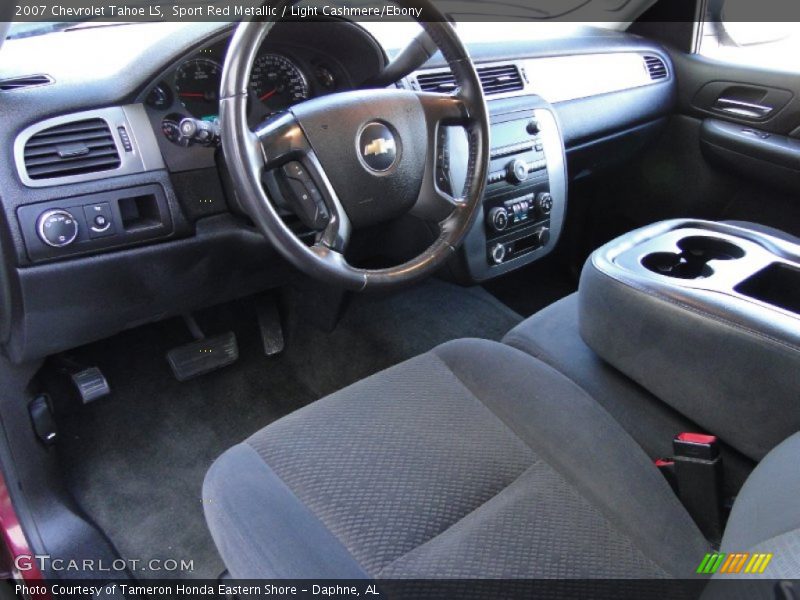 Sport Red Metallic / Light Cashmere/Ebony 2007 Chevrolet Tahoe LS