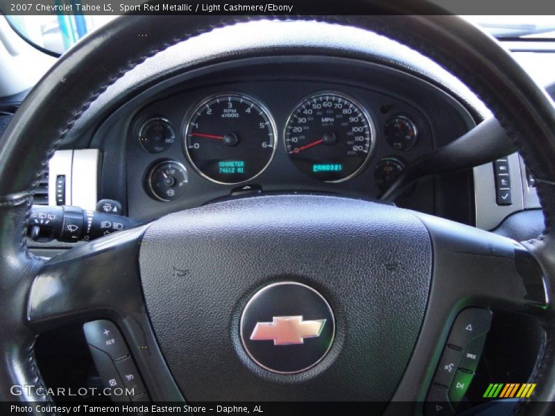 Sport Red Metallic / Light Cashmere/Ebony 2007 Chevrolet Tahoe LS