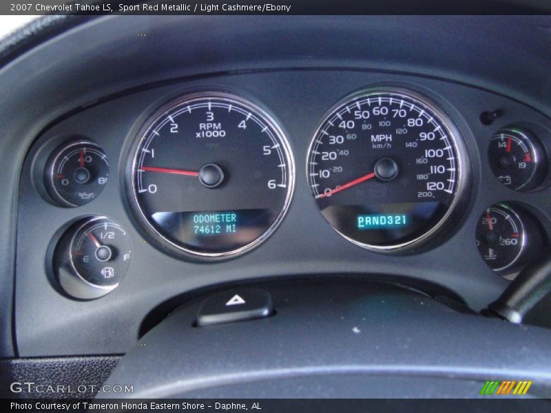 Sport Red Metallic / Light Cashmere/Ebony 2007 Chevrolet Tahoe LS