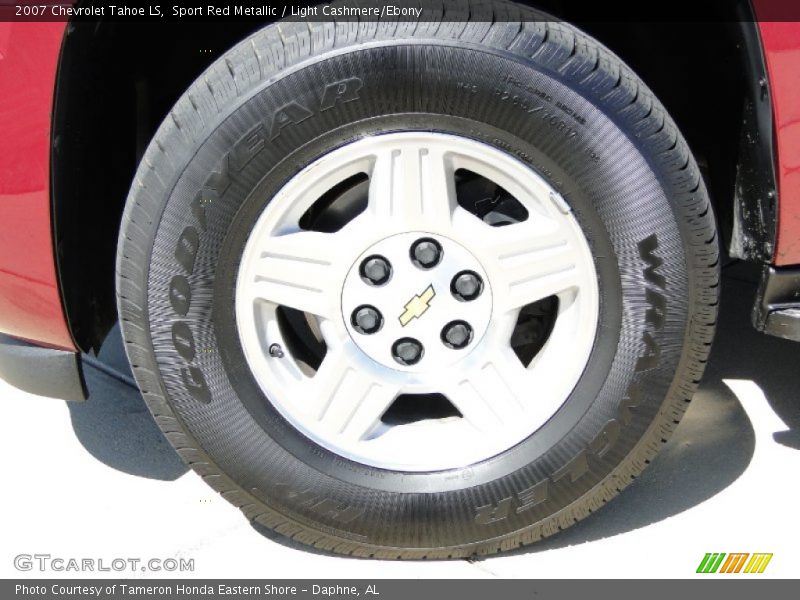 Sport Red Metallic / Light Cashmere/Ebony 2007 Chevrolet Tahoe LS