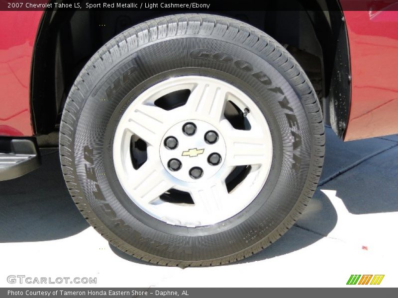 Sport Red Metallic / Light Cashmere/Ebony 2007 Chevrolet Tahoe LS