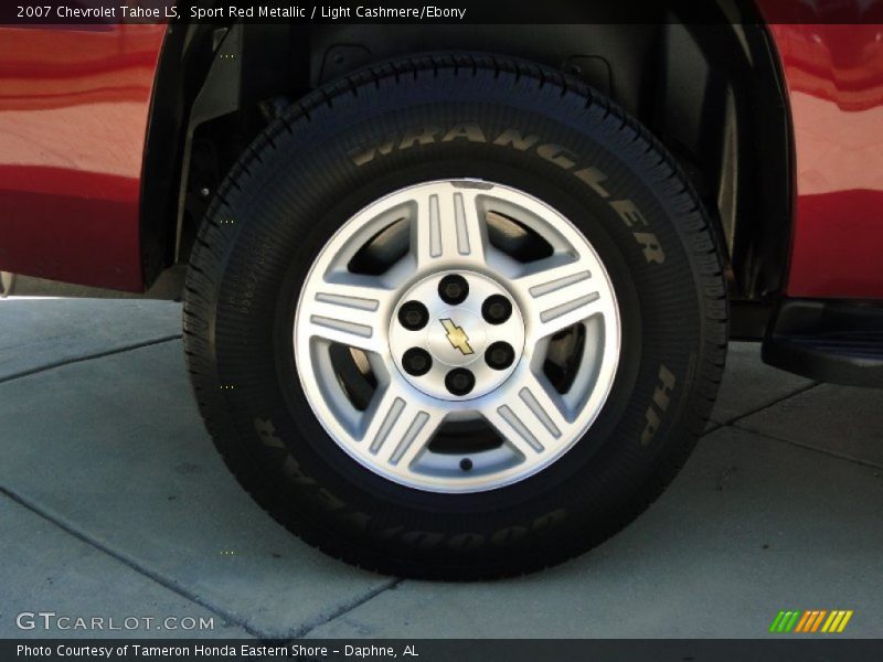 Sport Red Metallic / Light Cashmere/Ebony 2007 Chevrolet Tahoe LS