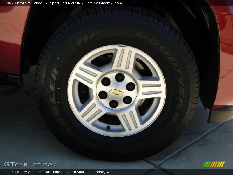 Sport Red Metallic / Light Cashmere/Ebony 2007 Chevrolet Tahoe LS